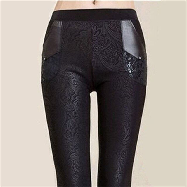 Thick Winter Leggings gu tang xi ye 3XL 75-90kg wear