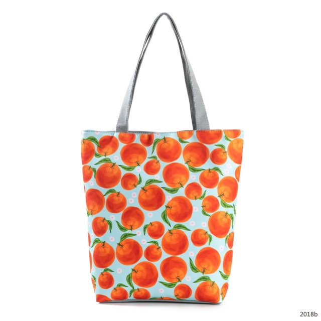 Canvas Print Shoulder Tote Bag 2018b