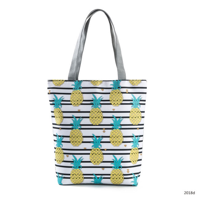 Canvas Print Shoulder Tote Bag 2018d