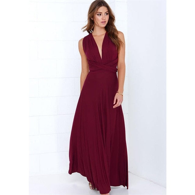 Multi-way Wrap Maxi Dress