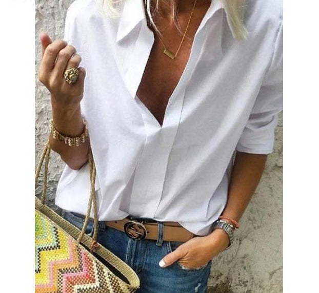 Long Sleeve Shirt Blouse