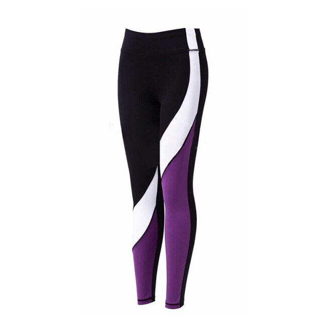 High Waist Patchwork fitness Leggings