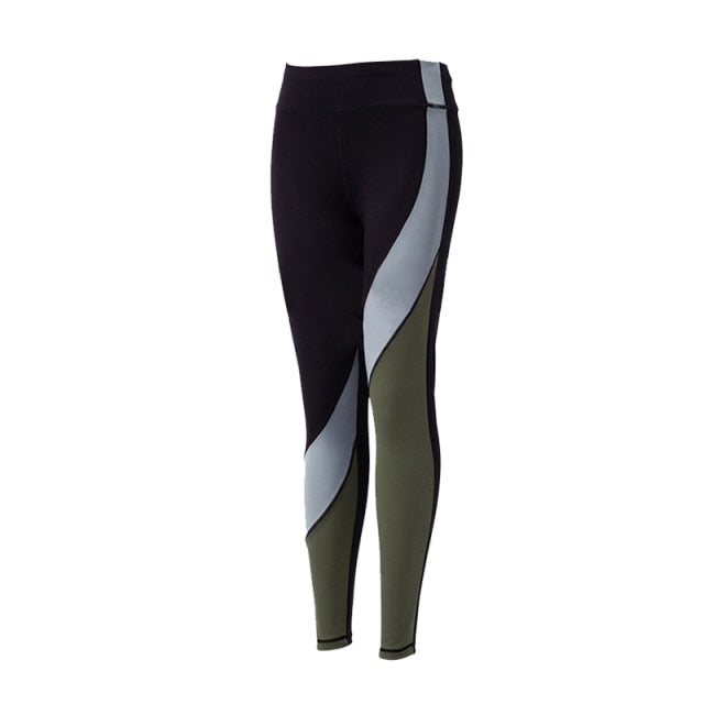 High Waist Patchwork fitness Leggings