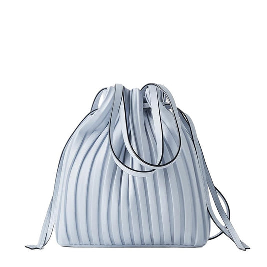 Pleated Bucket Bag