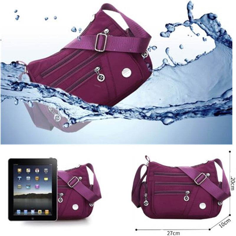 Lightweight Waterproof Purple Handbag