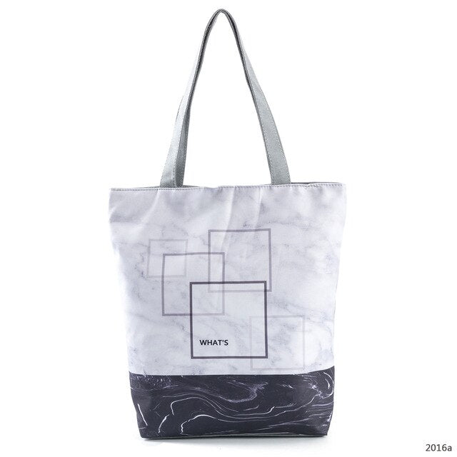 Canvas Print Shoulder Tote Bag 2016a