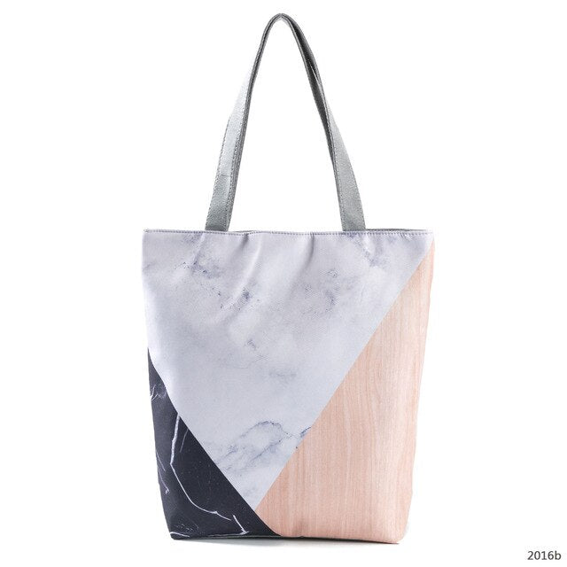 Canvas Print Shoulder Tote Bag 2016b