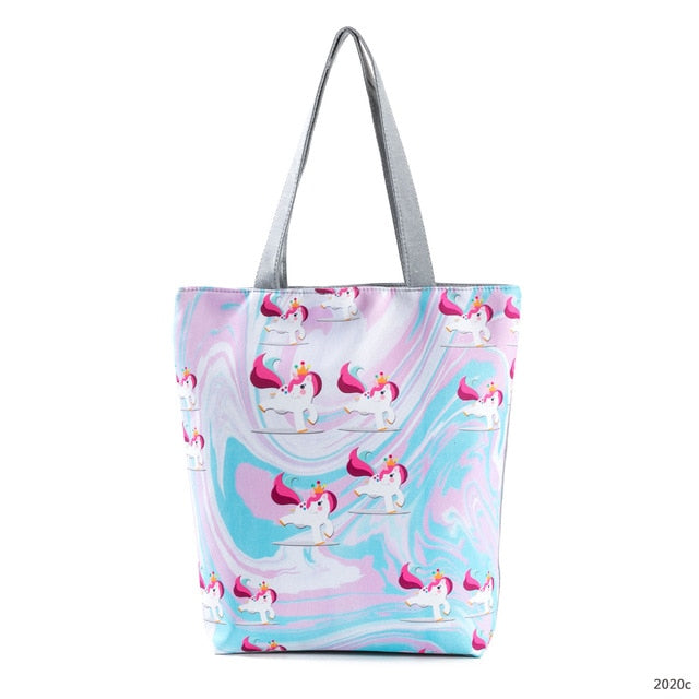 Canvas Print Shoulder Tote Bag 2020c