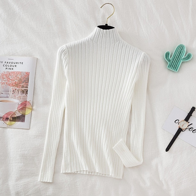 turtle neck long sleeve top