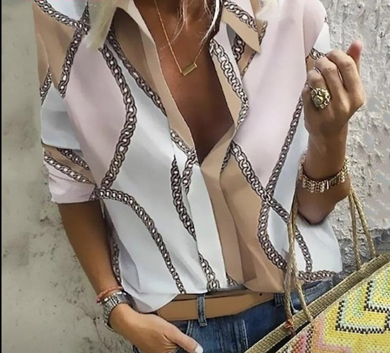 Long Sleeve Shirt Elegant Blouse