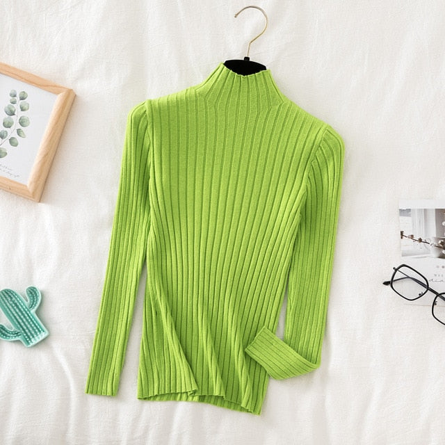 turtle neck long sleeve top