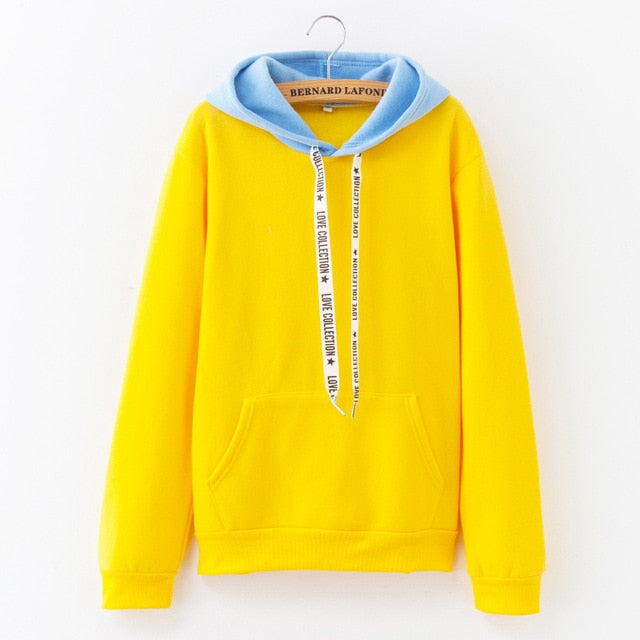 Pastel colour kangaroo Pocket Hoodie