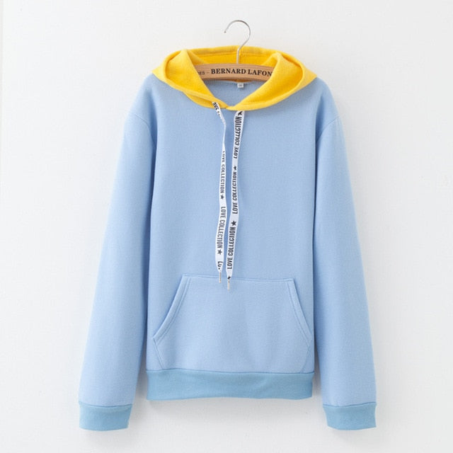 Pastel colour kangaroo Pocket Hoodie