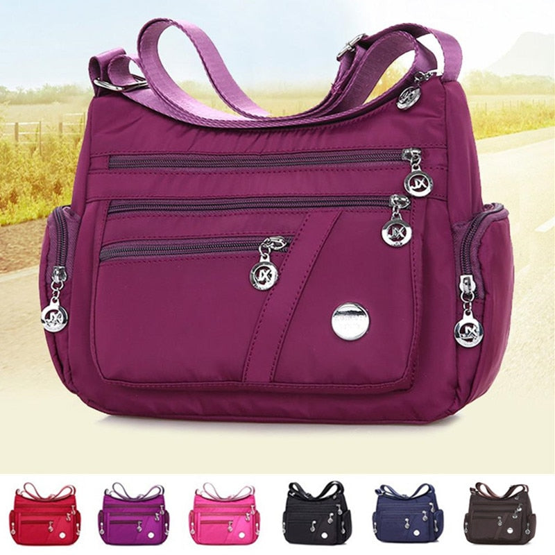 Lightweight Waterproof Purple Handbag