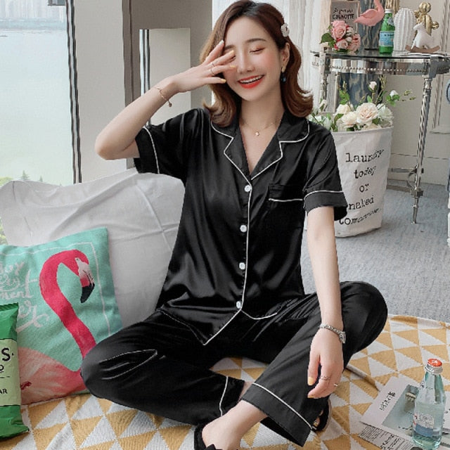 Satin Classic Pyjama Set