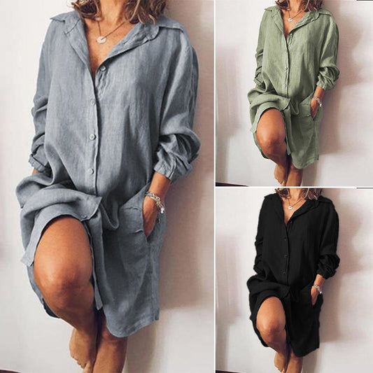 Casual Shirt Tunic dress