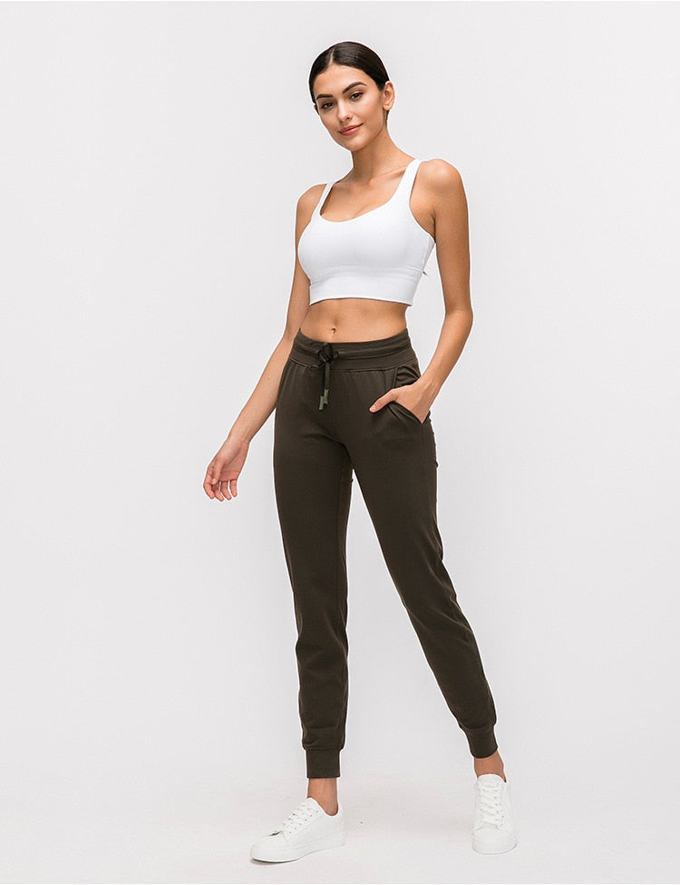 Drawstring  Fitness Joggers