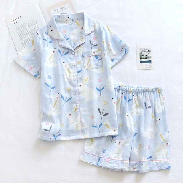 Short Pyjamas Set 100% cotton DK TZ1