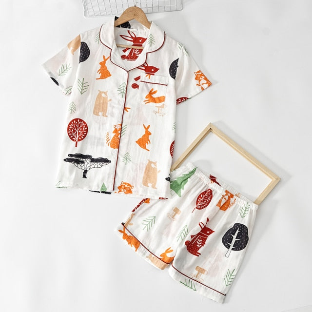 Short Pyjamas Set 100% cotton DK TZ3