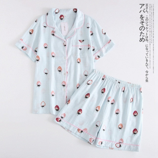 Short Pyjamas Set 100% cotton DK TZ7