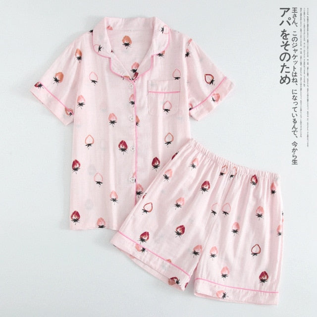 Short Pyjamas Set 100% cotton DK TZ8 M