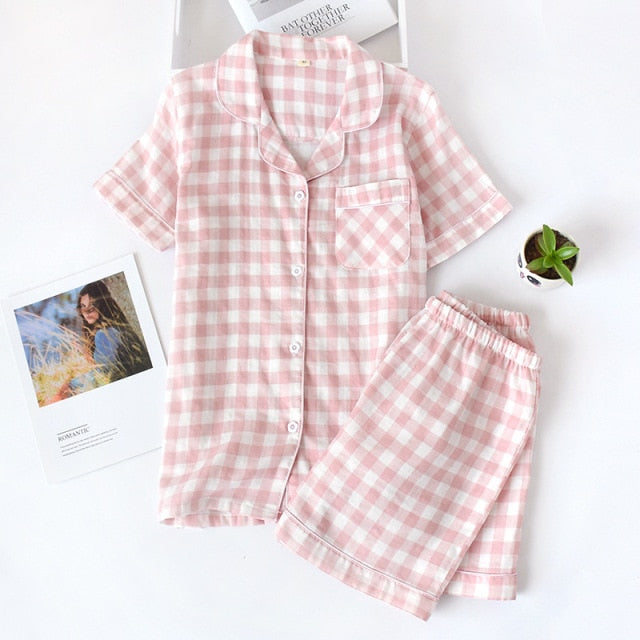 Short Pyjamas Set 100% cotton DK TZ13