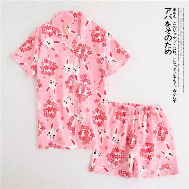 Short Pyjamas Set 100% cotton DK TZ18