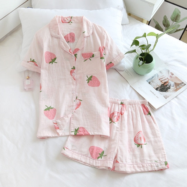 Short Pyjamas Set 100% cotton DK TZ22 M