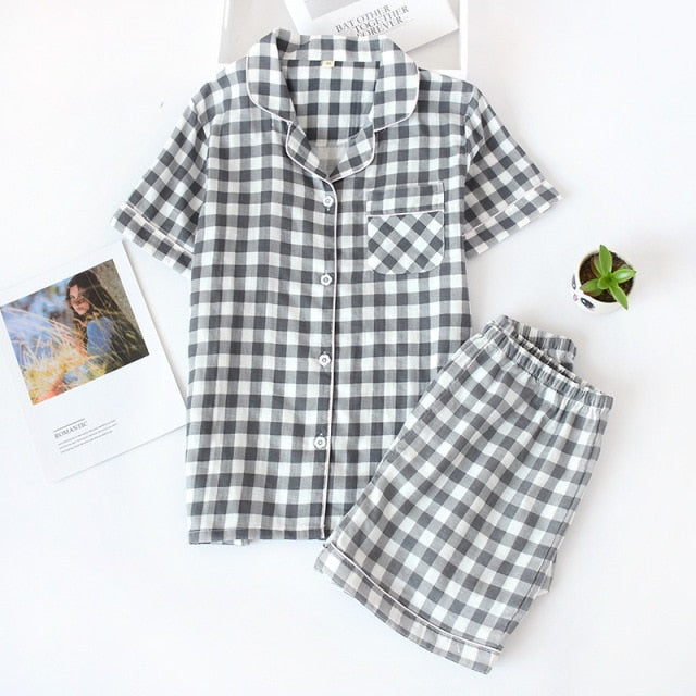 Short Pyjamas Set 100% cotton DK TZ23